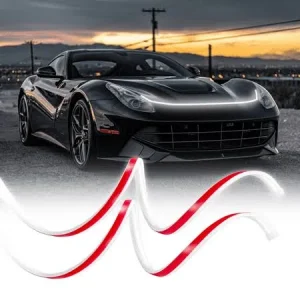 LED HOOD LIGHT WHITE, RED, 7 FOOT